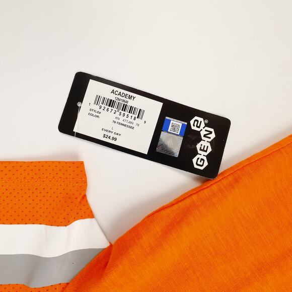 Gen2 Womens Large University of Tennessee Volunteers Jersey Shirt Orange - Picture 7 of 9